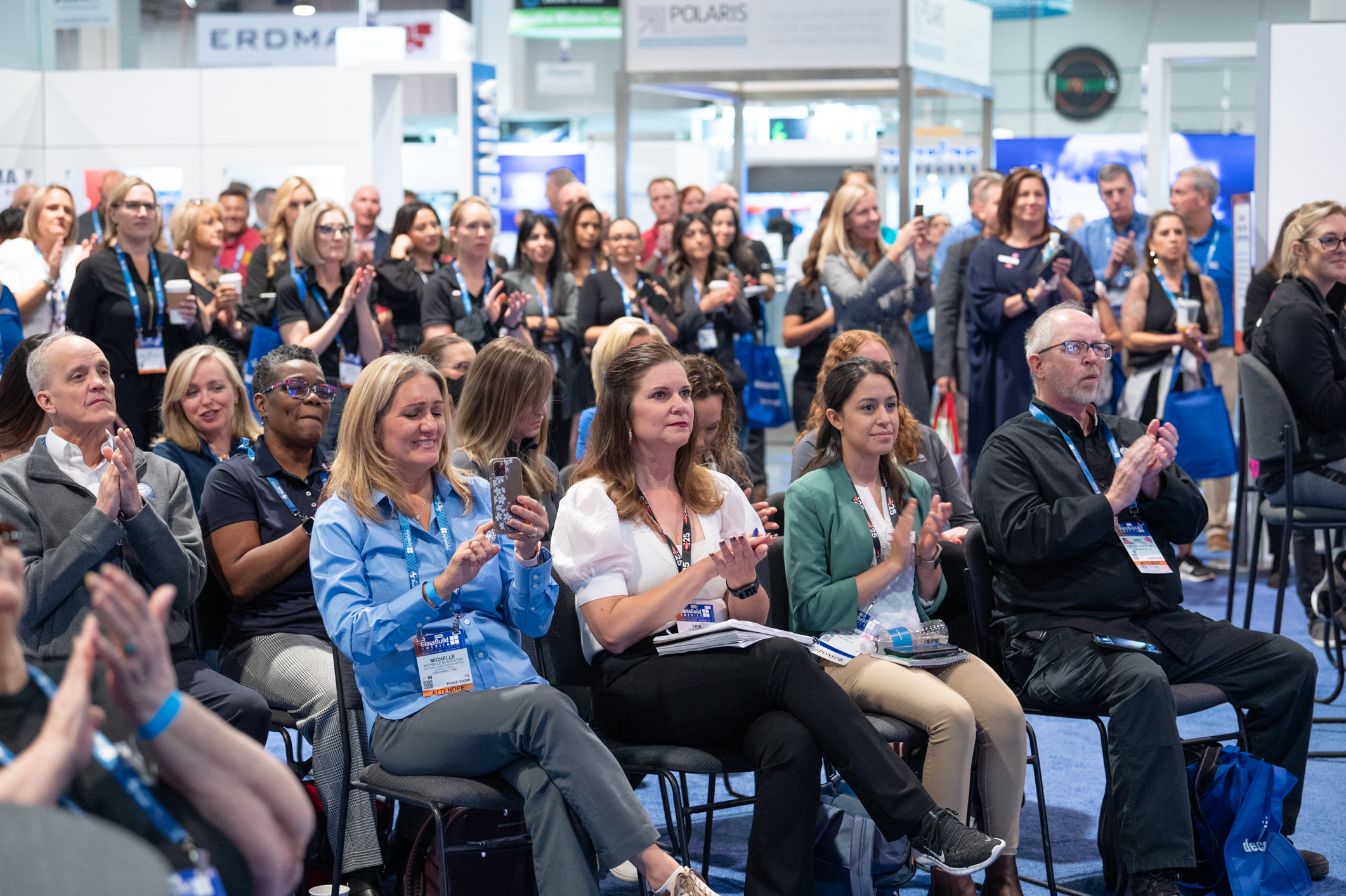 GlassBuild audience at educational event