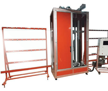 vertical two-sided glass coating machine