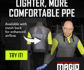 try the lighter, more comfortable protective shirt from magid, available with mesh back for enhanced air flow