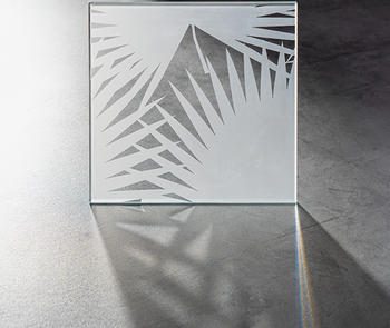 3Form etched glass