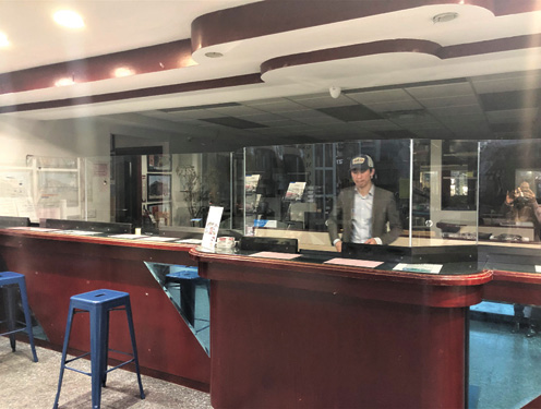 Invisiguard Glass Partition System