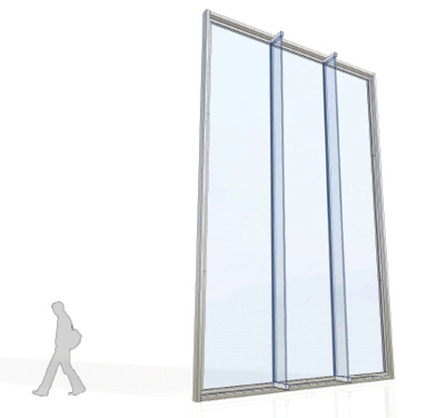 Sentech Architectural Systems impact-resistant structural glass system