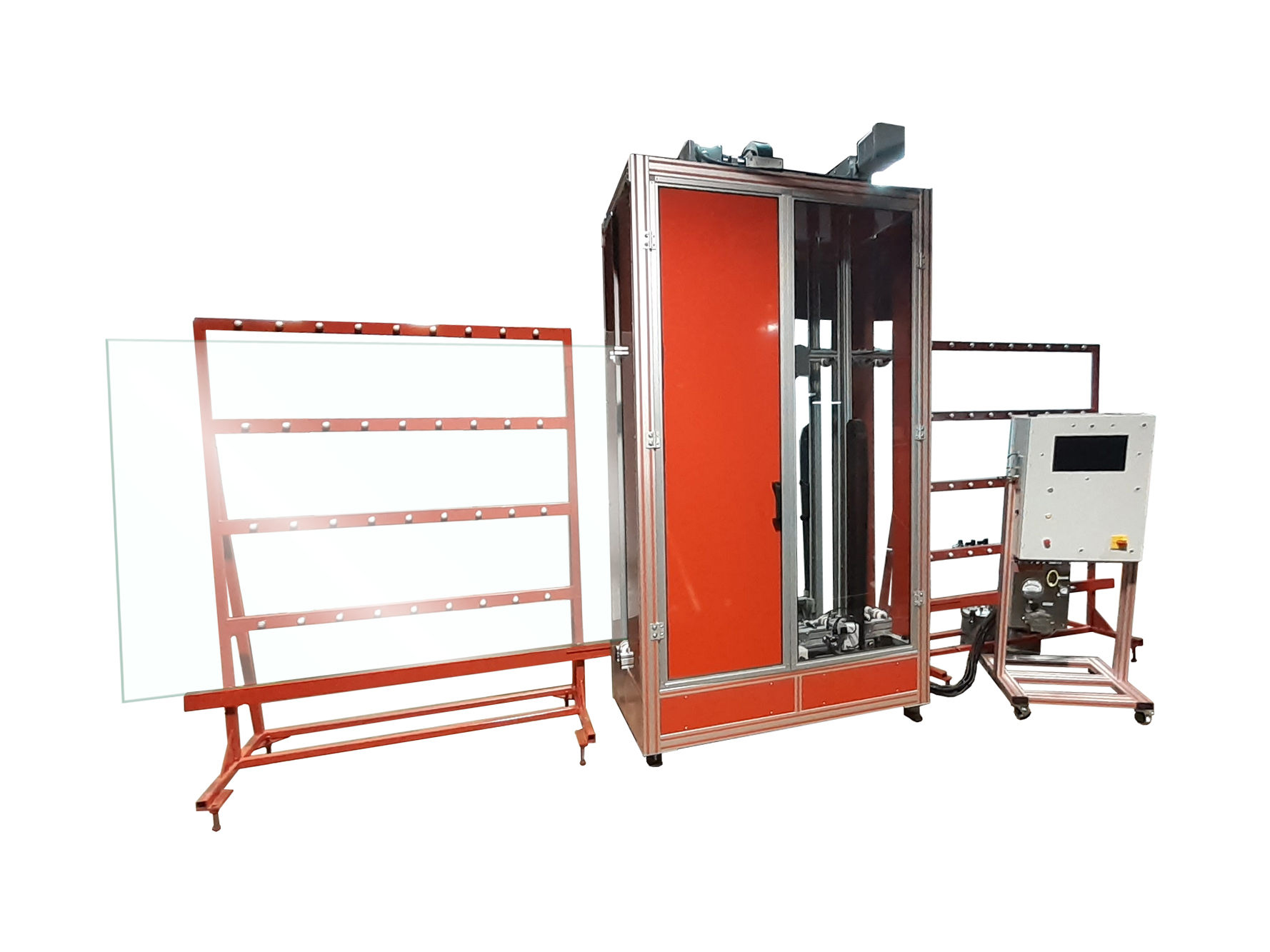 Invisible Shield Microburst vertical two-sided glass coating machine