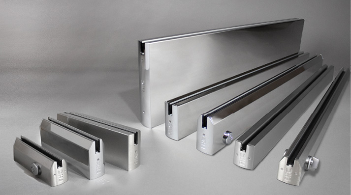 frameless door rail system