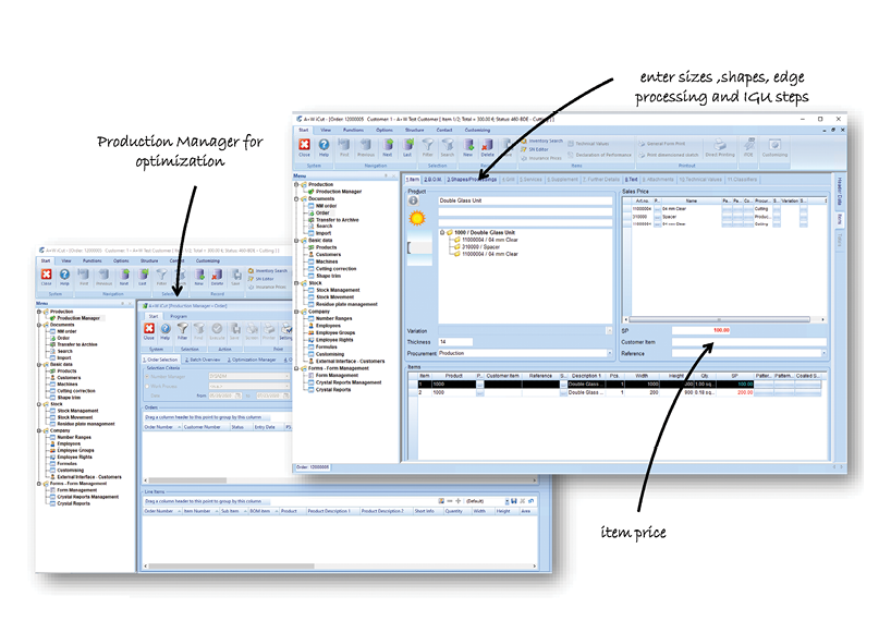 glazing software 