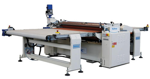 single-roller machine for enameling and design printing of glass sheets