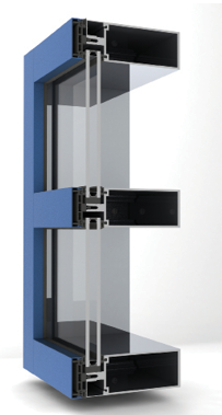 Curtainwall cross section