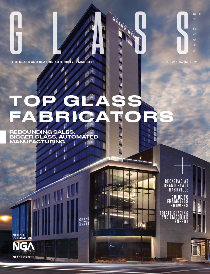 read about the Top Glass Fabricators in the March issue of Glass Magazine