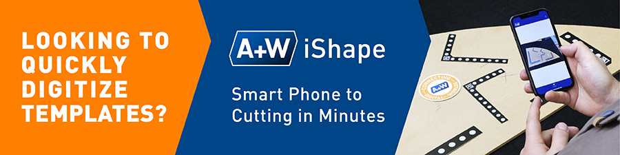 learn how iShape software from A+W can quickly digitize cutting templates