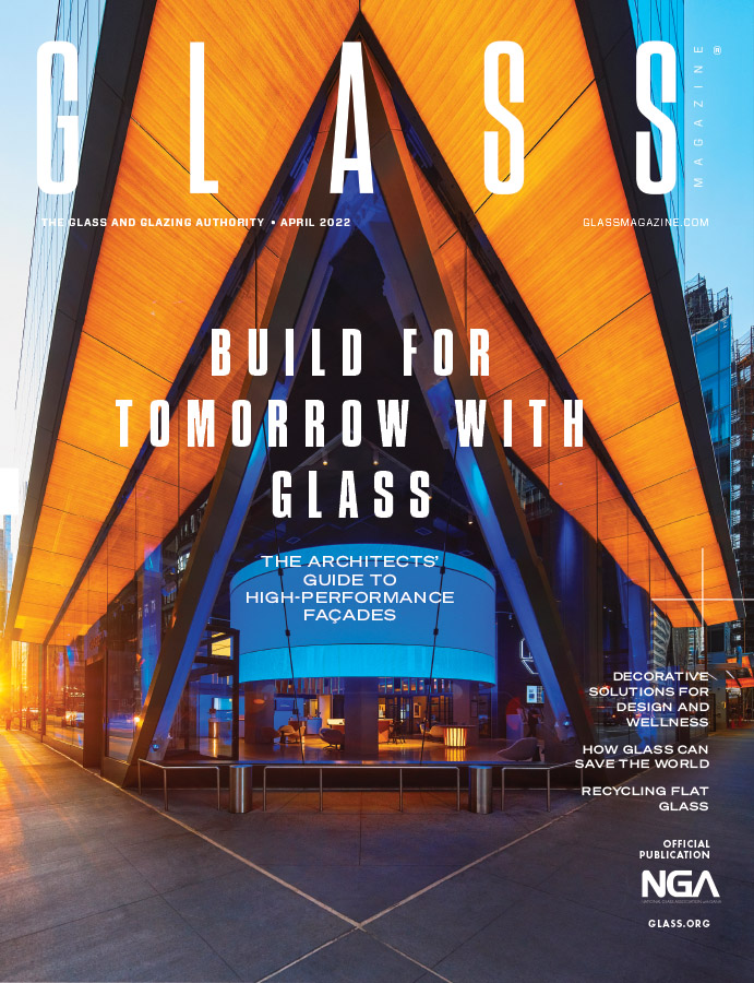 read the April issue of Glass Magazine that includes the architects' guide to high performance facades