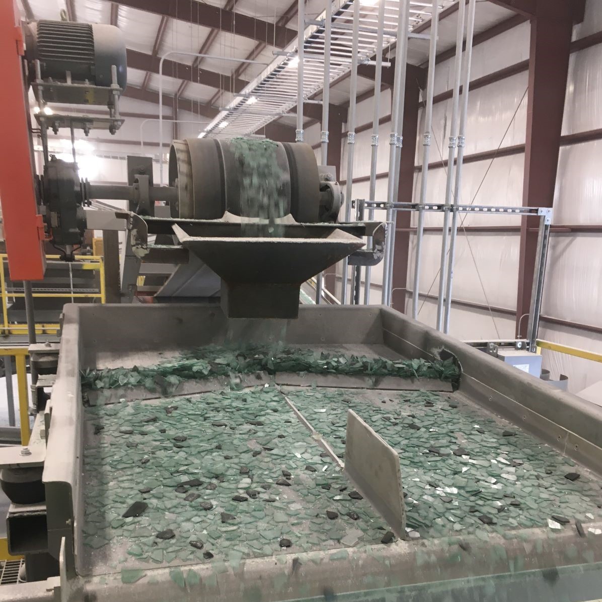 glass recycling facility
