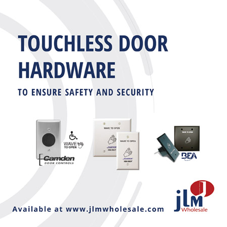 purchase touchless door hardware products in the store on JLM Wholesale's website