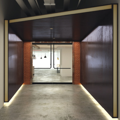 glass doors with magnetic lock