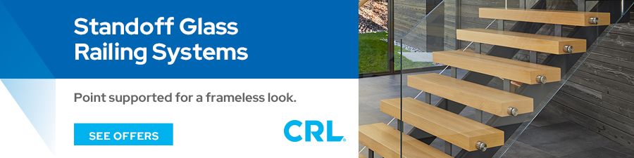 find offers on standoff glass railing systems from CRL