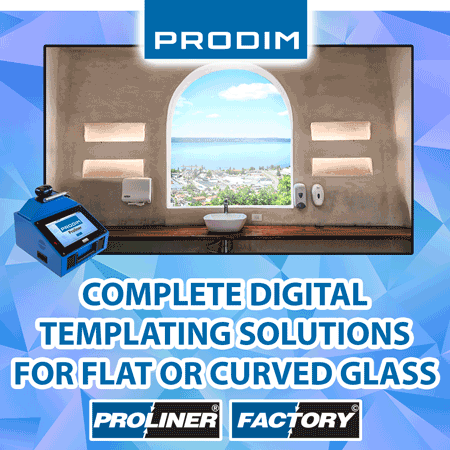 get complete digital templating solutions for flat or curved glass with Proliner Factory from Prodim