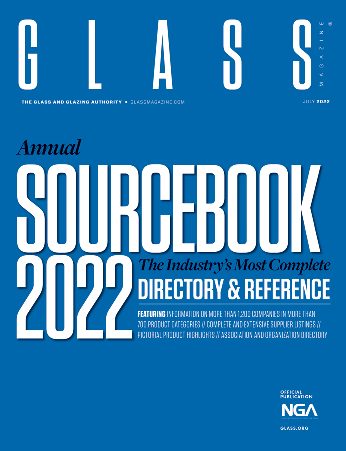 the annual directory of suppliers to the architectural glass and metals industries