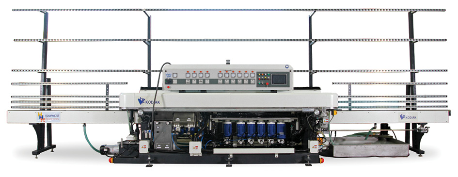 Glass edging line