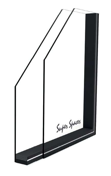 warm-edge spacer for glazing