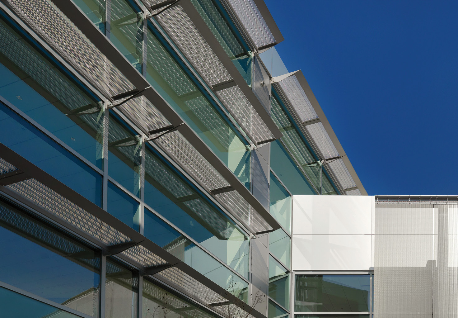 sunshade on building facade