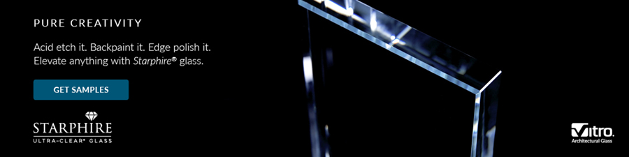 Starphire ultra-clear glass from Vitro offers pure creativity