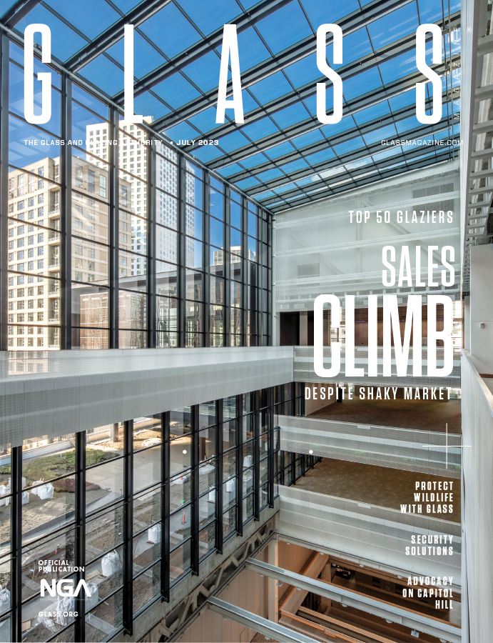 read how sales climb despite a shaky market in the July 2023 top glaziers issue