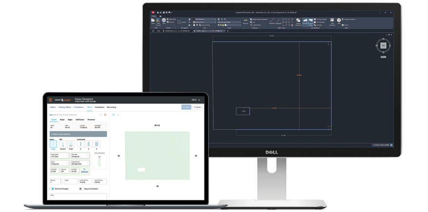 different sized screens display software