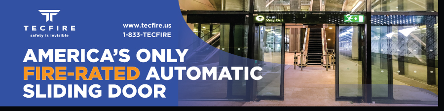 learn more about america's only fire rated automatic sliding door from tecfire