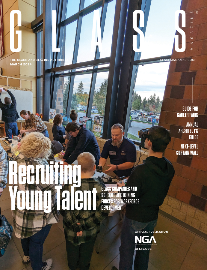 read about how glass companies and schools are joining forces for workforce development in the March issue of Glass Magazine