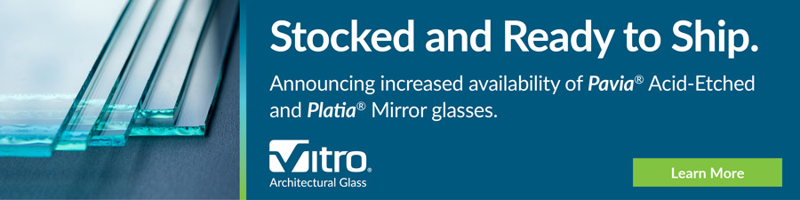 find out about increased availability of pavia acid-etched and platia mirror glasses from vitro architectural glass
