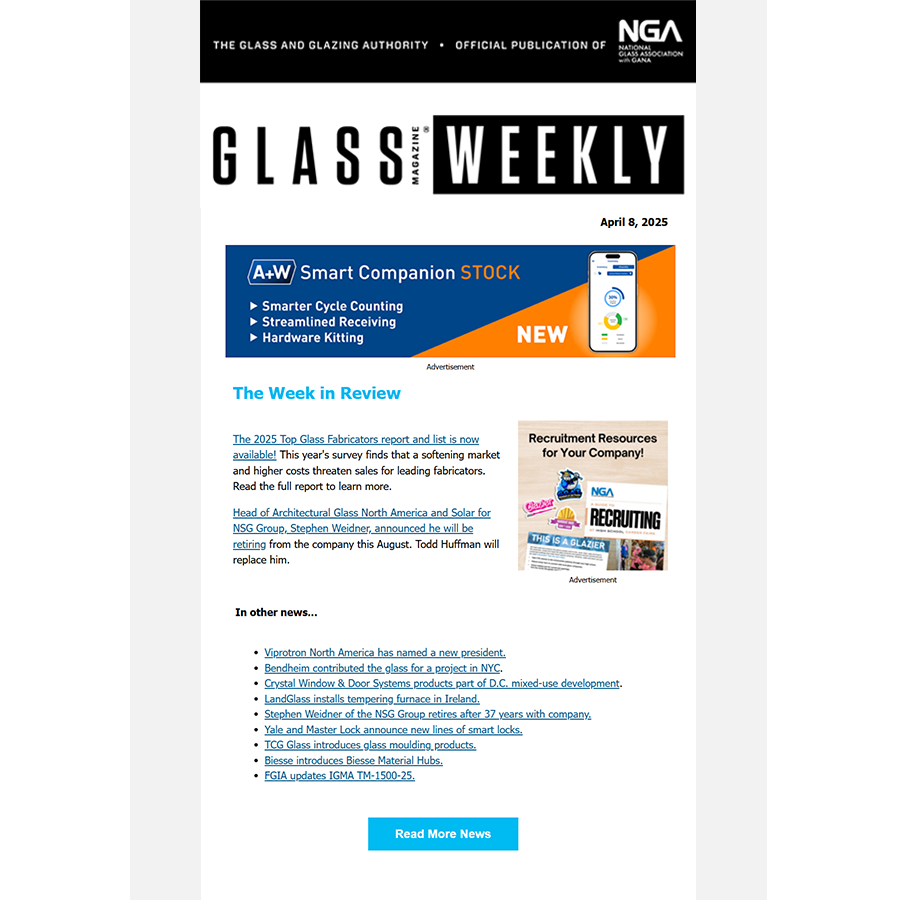Glass Magazine weekly