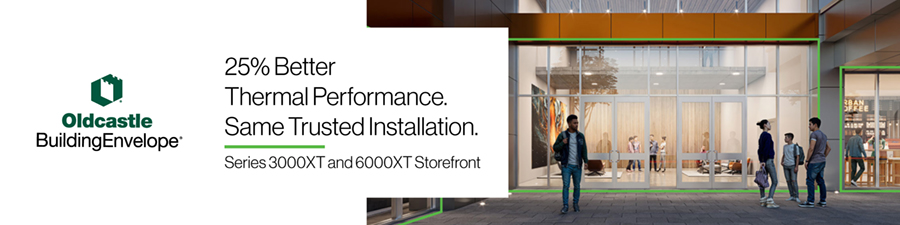read more about the series 3000xt and 6000xt storefront with 25 percent better thermal performance from oldcastle building envelope