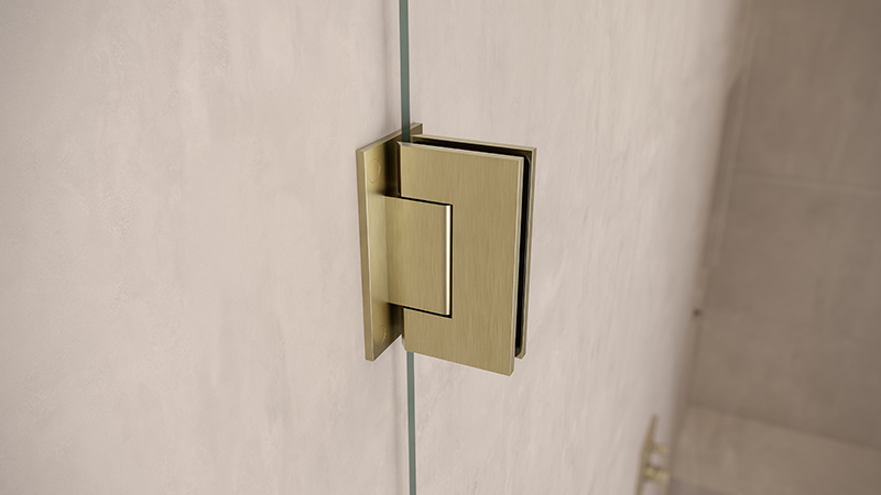 Shower door hinge