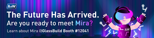 meet AW Softare's Mira at GlassBuild America booth 12041