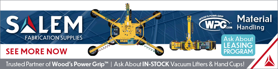 Shop for glass material handling equipment with Salem Fabrication Supplies 