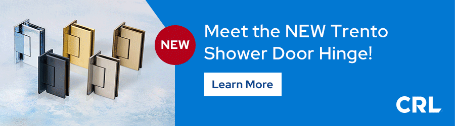 Learn more about the New Trento Shower Door Hinge from CRL