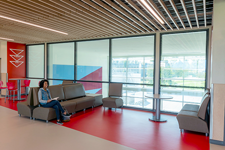 TGP fire-rated glazing shapes safer, daylit school desitn at Eric Hamber Secondary School in Vancouver, BC