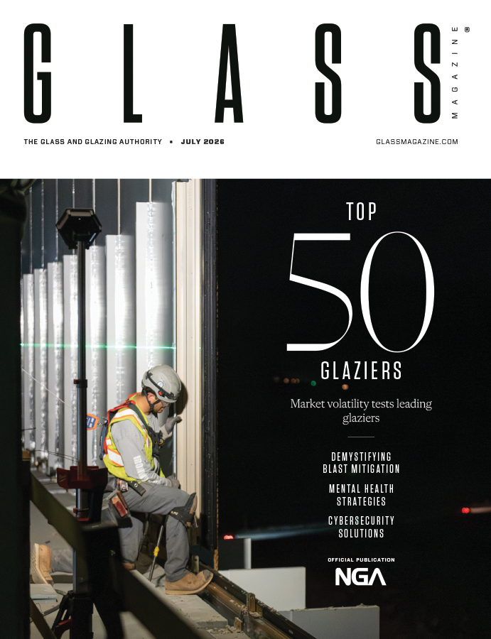 Read the July issue of Glass Magazine