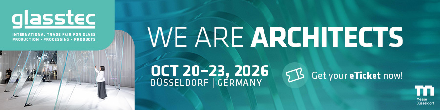 Get your e-ticket now for glasstec