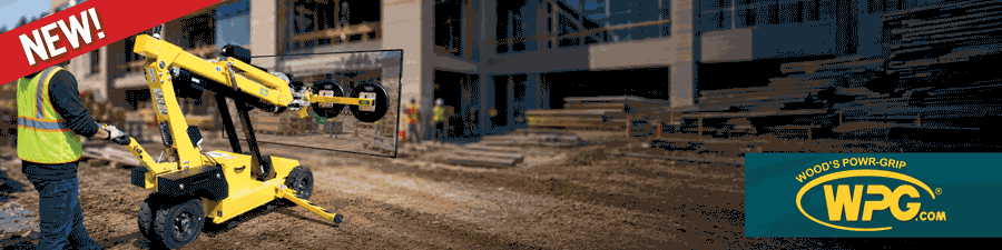 The Wood’s Powr-Grip Powr-Lift™ 1600 replaces repetitive lifting tasks, reduces strain, and increases jobsite efficiency.