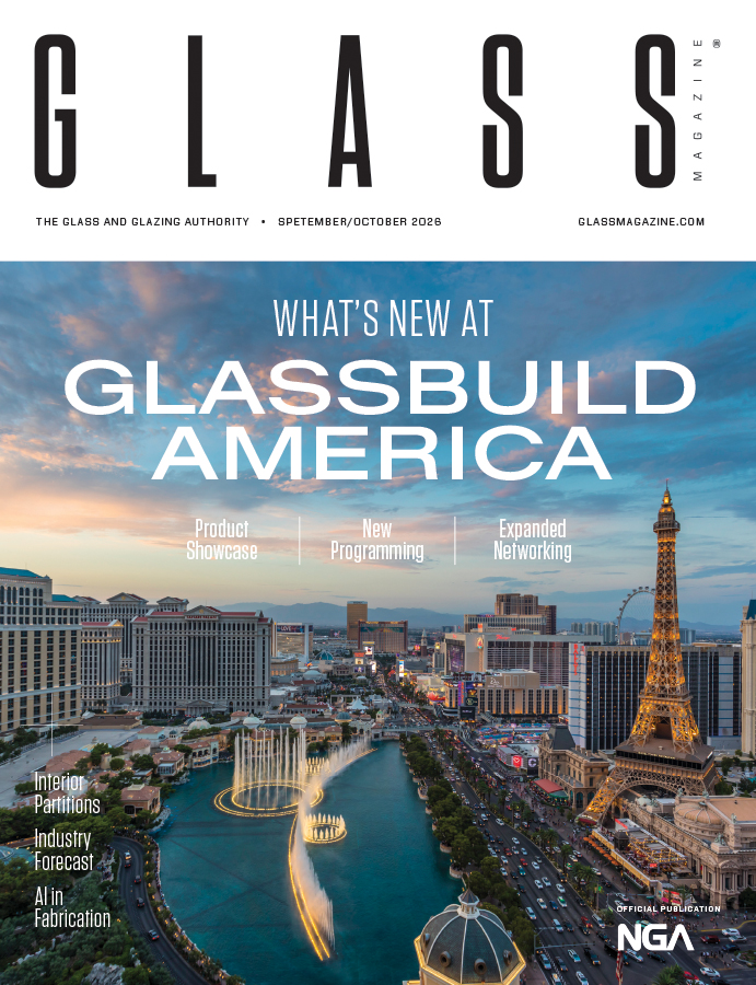 Read the September/October issue of Glass Magazine