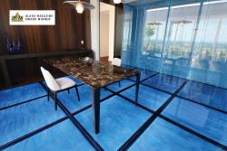 Glass Flooring by Lucid Glass Studio