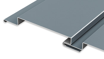 Metal cladding cross-section