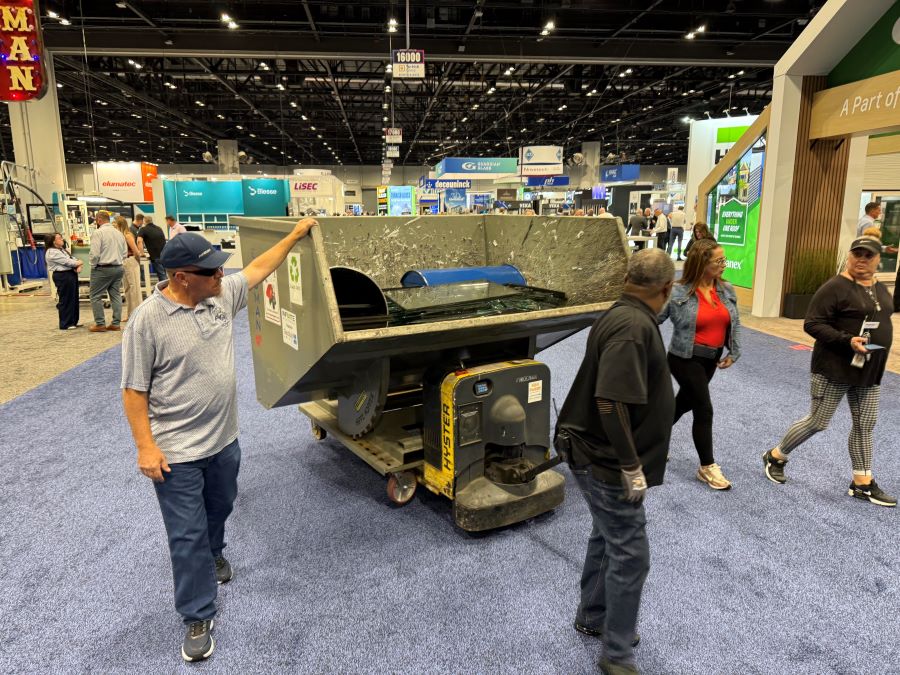 glass recycling at GlassBuild