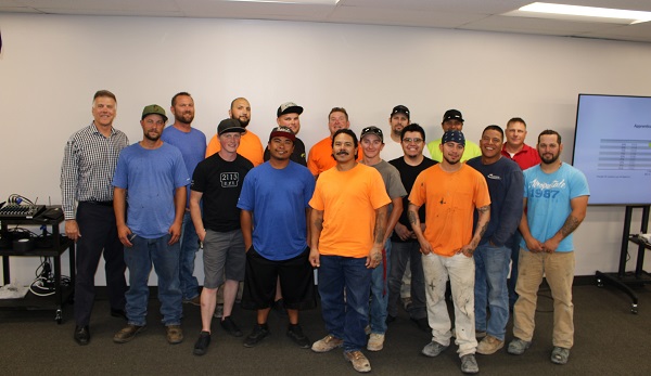 apprentices standing in a group at UGA