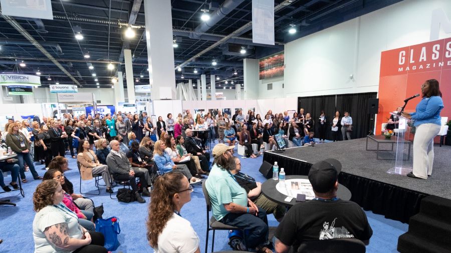 Women in Glass audience