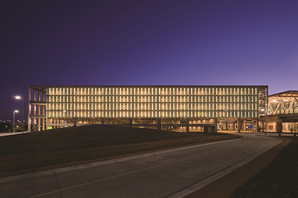 New parking facility at Kansas City International Airport