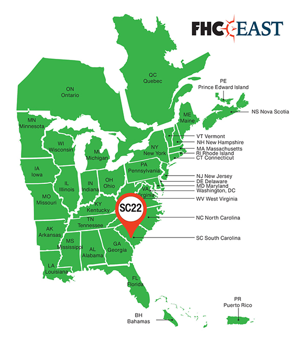 FHC South Carolina will be servicing these areas