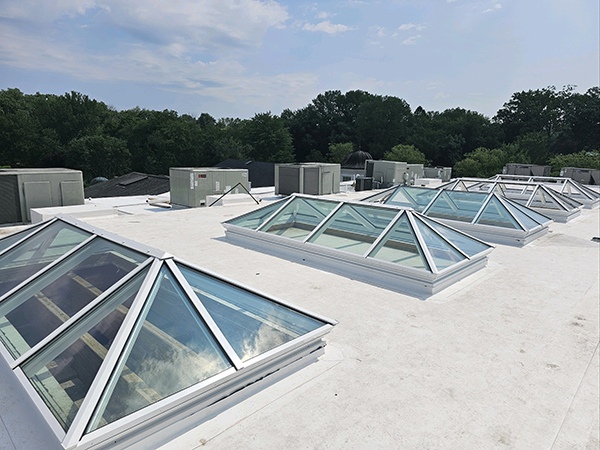 Skylights atop The Rockleigh
