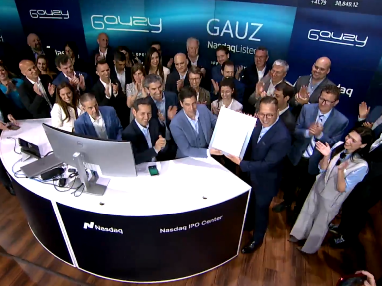 Gauzy shareholders at NASDEQ stock exchange