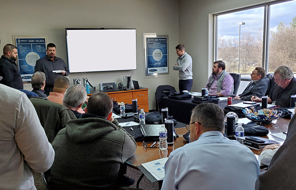 Classroom training during SFG Sales Meeting